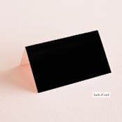 "Midnight Garden" - Place Cards in Midnight by Lori Wemple - Folded Back of Card