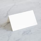 "Scripted Ampersand" - Place Cards in Classic by Roxy Cervantes - Blank front