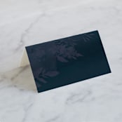 "Dash" - Place Cards in Midnight by Grace Kreinbrink - Blank front