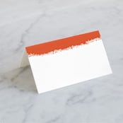 "Joyfully Ever After" - Place Cards in Tangerine by Faith Harlow - Blank front