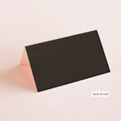 "Until Death" - Place Cards in Golden by Katie Zimpel - Folded Back of Card