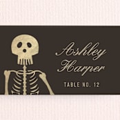 "Until Death" - Place Cards in Golden by Katie Zimpel - Detail