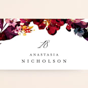 "Tidal Blooms" - Place Cards in Holly by Grace Kreinbrink - Detail