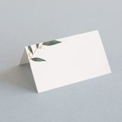 "Love Grows" - Place Cards in Leaf by Leah Bisch - Blank front
