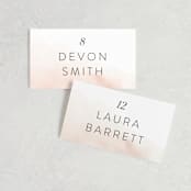 "Ethereal Bouquet" - Place Cards in Blush by Petra Kern - Front with Free Guest Printing