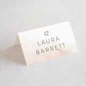 "Ethereal Bouquet" - Place Cards in Blush by Petra Kern - Folded with Free Guest Printing