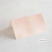"Ethereal Bouquet" - Place Cards in Blush by Petra Kern - Folded Back of Card