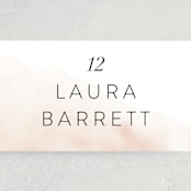 "Ethereal Bouquet" - Place Cards in Blush by Petra Kern - Detail