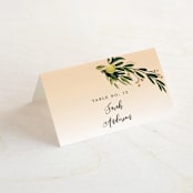 "Amore" - Place Cards in Sunset by Susan Moyal - Folded with Free Guest Printing