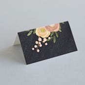 "botanica" - Place Cards in Midnight by Griffinbell Paper Co. - Blank front