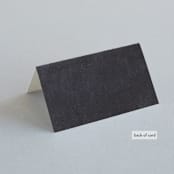 "botanica" - Place Cards in Midnight by Griffinbell Paper Co. - Folded Back of Card