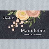 "botanica" - Place Cards in Midnight by Griffinbell Paper Co. - Detail