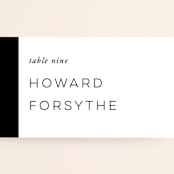 "Basically" - Place Cards in Noir by 2birdstone - Detail