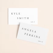 "The Minimalist" - Place Cards in Air by lulu and isabelle - Front with Free Guest Printing