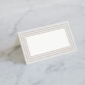 "Simply Grand" - Place Cards in Dove by Hooray Creative - Blank front