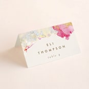 "desert chic" - Place Cards in Blush by AK Graphics - Folded with Free Guest Printing