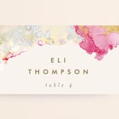 "desert chic" - Place Cards in Blush by AK Graphics - Detail