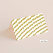 "Paradise" - Place Cards in Seaside by Joanna Griffin - Folded Back of Card