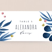 "Paradise" - Place Cards in Seaside by Joanna Griffin - Detail