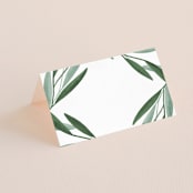 "Oliviers" - Place Cards in Spring by Gwen Bedat - Blank front