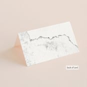 "Inky" - Place Cards in Ink by Pink House Press - Folded Back of Card