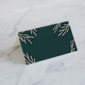 "Snippet" - Place Cards in Pine by Sarah Brown - Blank front