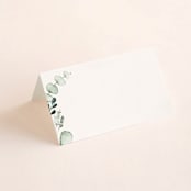 "Gentle Greens" - Place Cards in Fern by Petra Kern - Blank front
