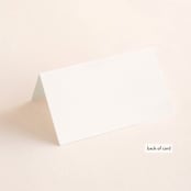 "Gentle Greens" - Place Cards in Fern by Petra Kern - Folded Back of Card