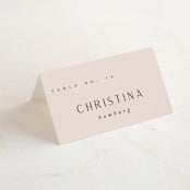 "Adora" - Place Cards in Dawn by Leah Bisch - Folded with Free Guest Printing
