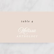 "Romance" - Place Cards in Snowball by Anna Elder - Detail