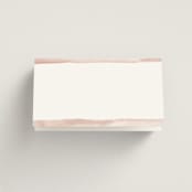 "First Love" - Place Cards in Blush by Pixel and Hank - Blank front