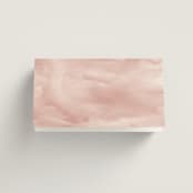 "First Love" - Place Cards in Blush by Pixel and Hank - Folded Back of Card