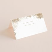 "Organic Dots" - Place Cards in Champagne by lena barakat - Blank front