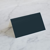 "Traditional" - Place Cards in Navy by lena barakat - Blank front