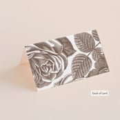 "Sonesta" - Place Cards in Mineral by Hooray Creative - Folded Back of Card