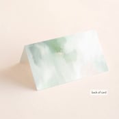 "Maya Rustica" - Place Cards in Rose by Petra Kern - Folded Back of Card