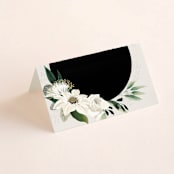 "Botanical Ring" - Place Cards in Ivory by Susan Moyal - Blank front