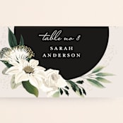"Botanical Ring" - Place Cards in Ivory by Susan Moyal - Detail