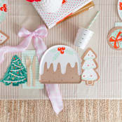 "Baking Spirits Bright Tree Cookie Guest Napkins - Set of 16" - Party Napkins in white by Jollity and Co