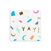 "Happy Everything Petite Napkins" - Party Napkins in multicolor by Jollity and Co