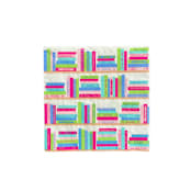 "Book Club Large Napkins - Set of 16" - Party Napkins in multicolor by Jollity and Co