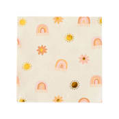 "Boho Rainbow Large Napkins - Pack of 16" - Party Napkins in multicolor by Jollity and Co
