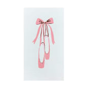 "Pirouette Guest Napkins - Pack of 16" - Party Napkins in white by Jollity and Co