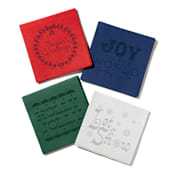 "Vintage Christmas Holiday Napkin Pack, cocktail size, set of 20" - Party Napkins in multicolor by ForYourParty