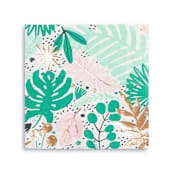 "Tropicale Large Napkins- Pack of 16" - Party Napkins in green by Jollity and Co