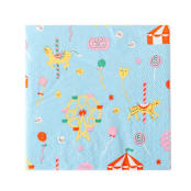 "Off to the Fair Large Napkins - Pack of 16" - Party Napkins in multicolor by Jollity and Co