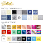 "Custom Happy Challah Days Napkin, cocktail size, set of 100" - Party Napkins in blue by ForYourParty
