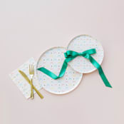 "Bows Large Napkins - Set of 16" - Party Napkins in multicolor by Jollity and Co