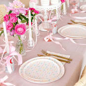 "Bows Large Napkins - Set of 16" - Party Napkins in multicolor by Jollity and Co