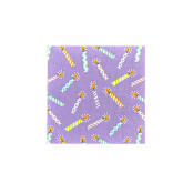 "It's A Birthday Candle Print Petite Napkins - Set of 16" - Party Napkins in multicolor by Jollity and Co